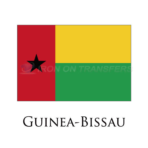 Guinea Bissau flag Iron-on Stickers (Heat Transfers)NO.1886